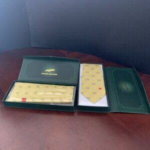 Spruce Meadows Scarf & Tie Gift Sets Silk Scarf & Silk/Polyester Tie Equestrian